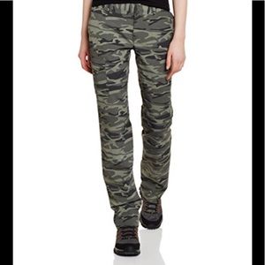 COLUMBIA l Camouflage Nylon Pants Roll Up sz 10